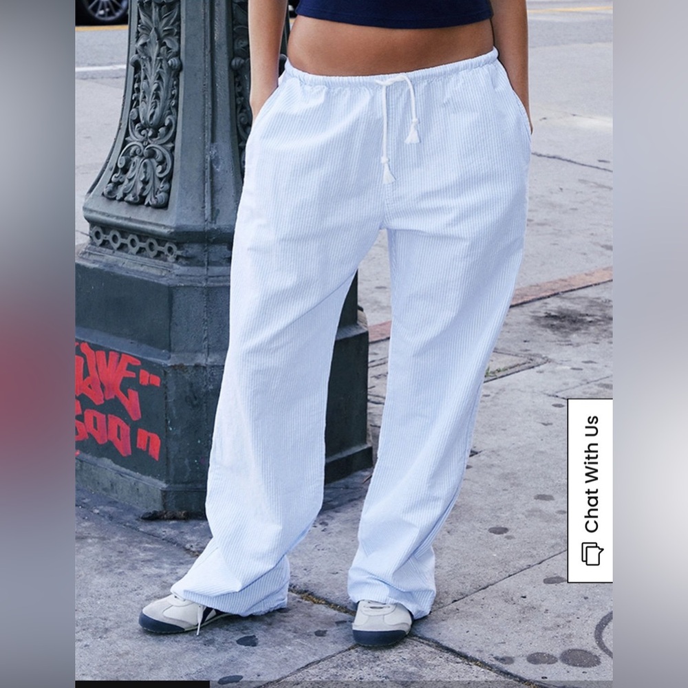 Brandy Melville Anastasia Striped Linen Pants
